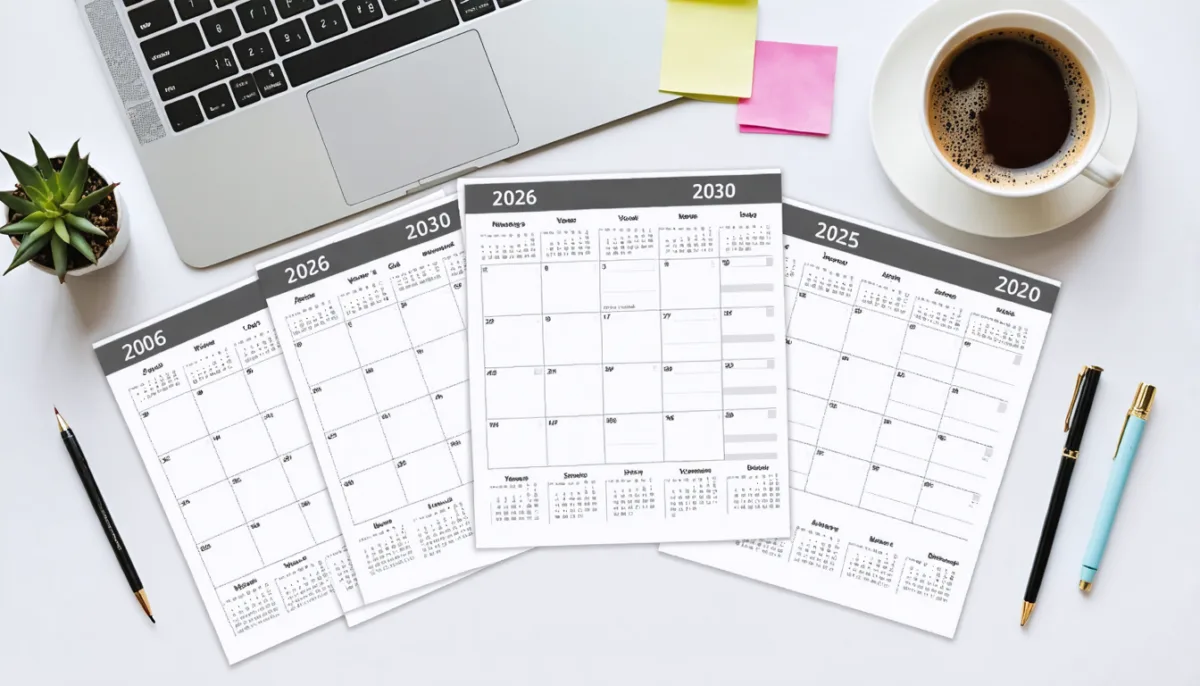 découvrez notre calendrier fezan 2026 à 2030, un guide complet pour organiser et planifier efficacement toutes vos activités sur plusieurs années.