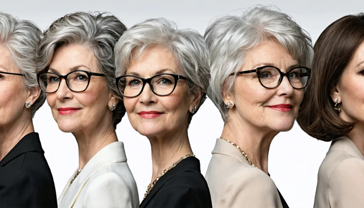 découvrez des coiffures tendance et élégantes pour femmes de 60 ans portant des lunettes, alliant modernité et sophistication pour sublimer votre style au quotidien.